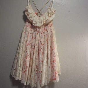 White lace dress
